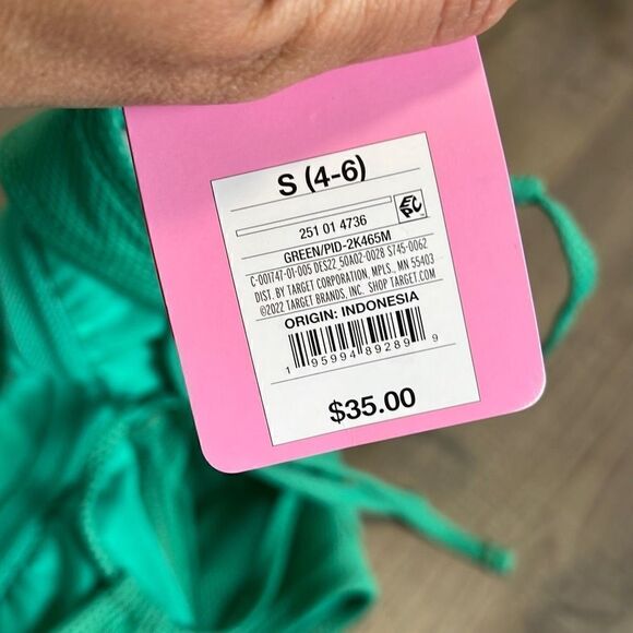 NWT Stoney Clover Lane X Target Deep V Neck Textured One Piece Swimsuit X-Small - Picture 11 of 13